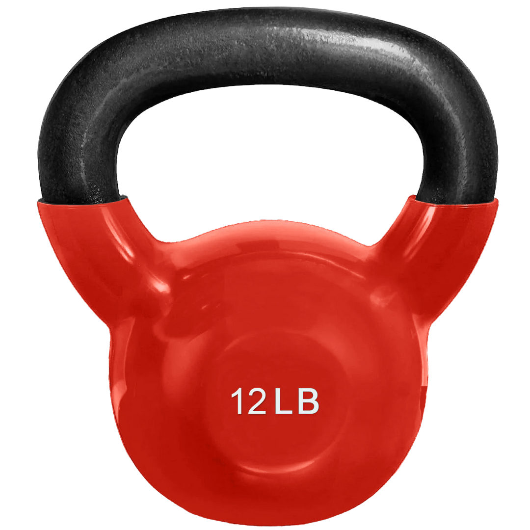 French Fitness Vinyl Kettlebell Set Set of 6 (5-20 lbs) (New)