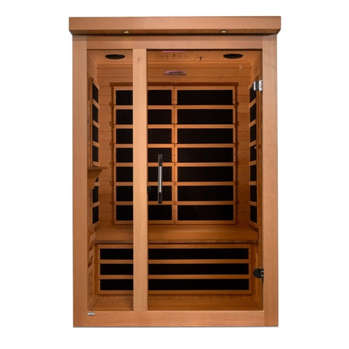 GoldenDesigns DYN-6215-02 Llumeneres 2 Person Ultra Low EMF Far Infrared Sauna (New)