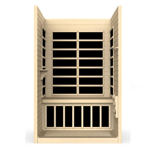 GoldenDesigns DYN-6215-02 Llumeneres 2 Person Ultra Low EMF Far Infrared Sauna (New)