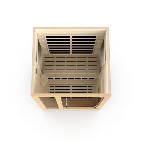 GoldenDesigns DYN-6215-02 Llumeneres 2 Person Ultra Low EMF Far Infrared Sauna (New)