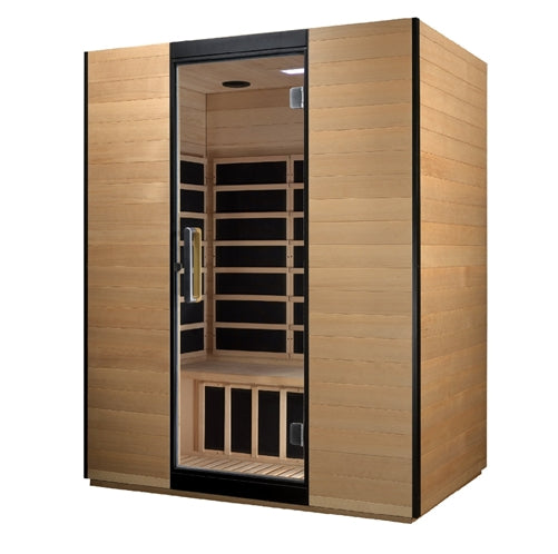 GoldenDesigns DYN-6326-01 Valencia 3 Person Ultra Low EMF FAR Infrared Sauna (New)