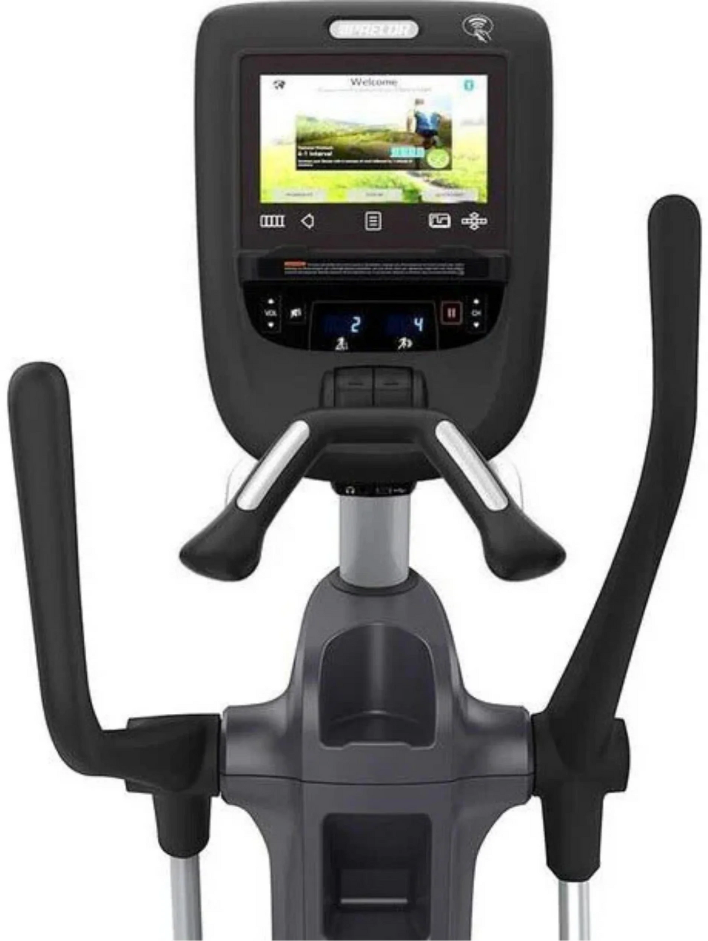 Precor EFX 865 Elliptical w/Converging Crossramp + p62 Console (Remanufactured)