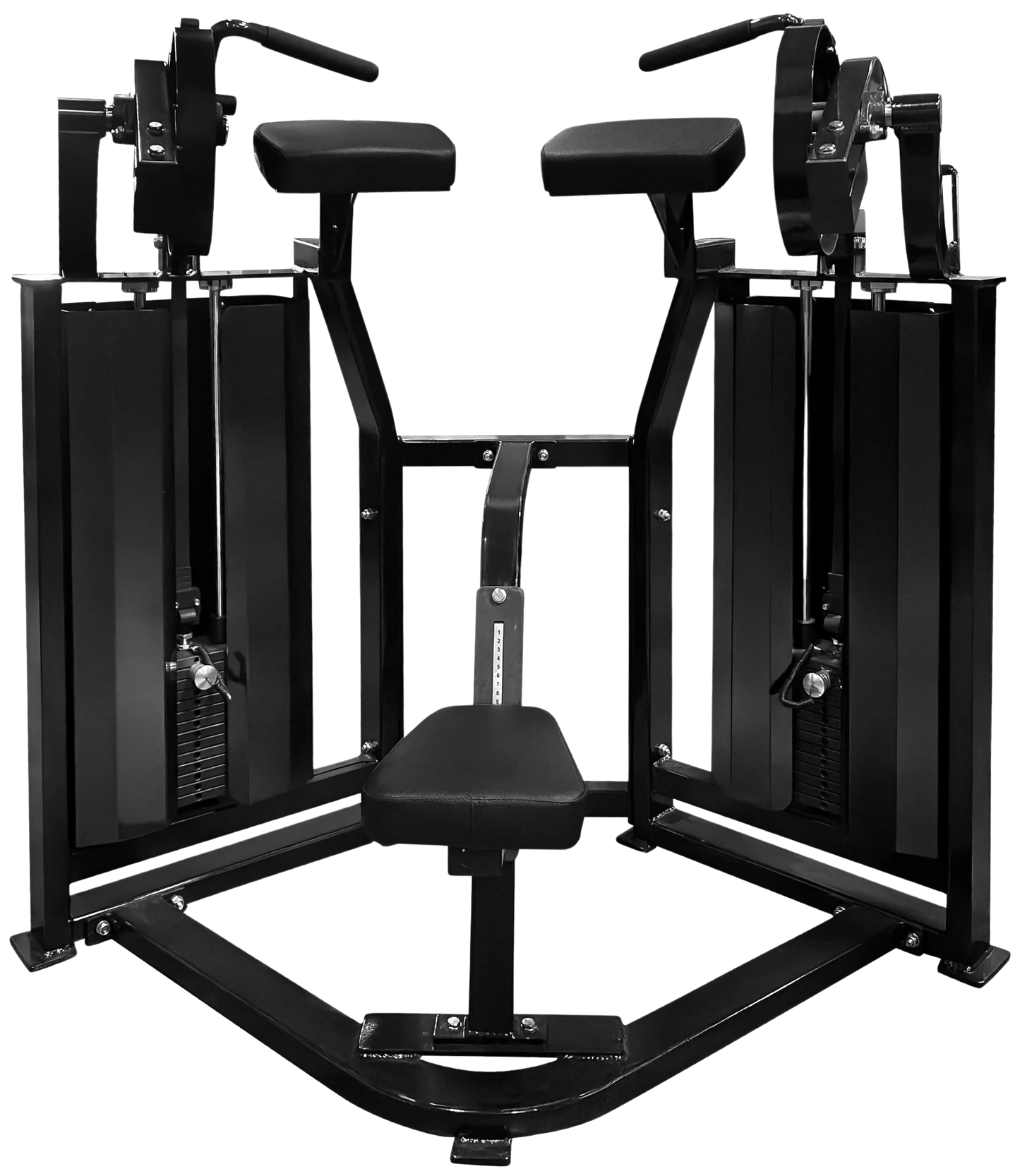 French Fitness FFB Black Dual Stack Biceps Arm Curl (New)