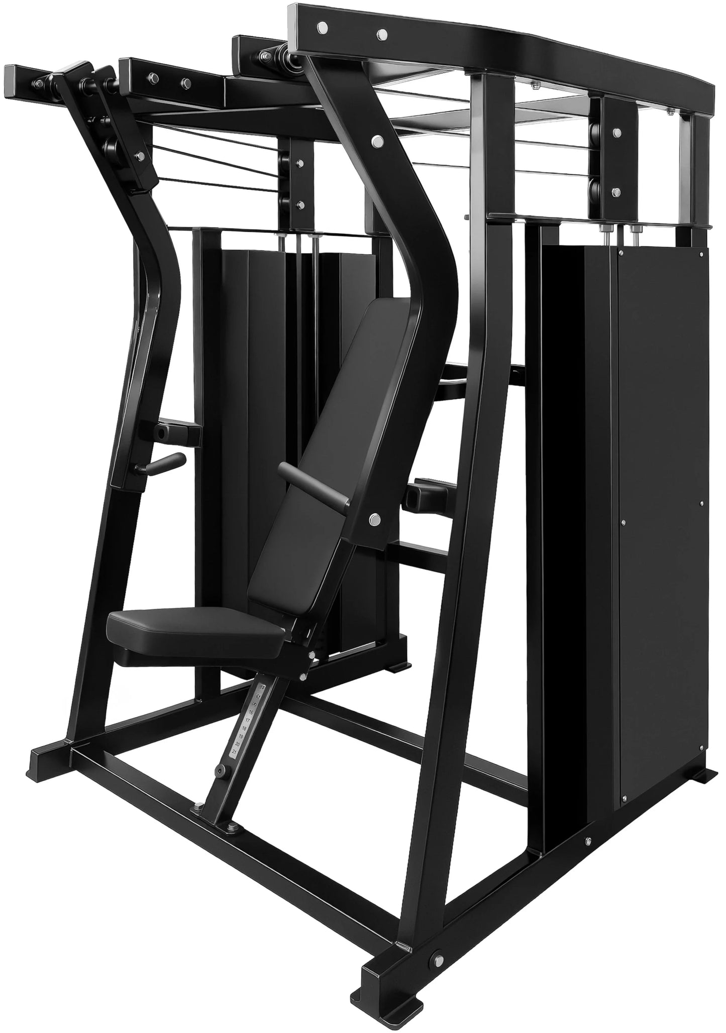 French Fitness FFB Black Dual Stack Chest Press (New)