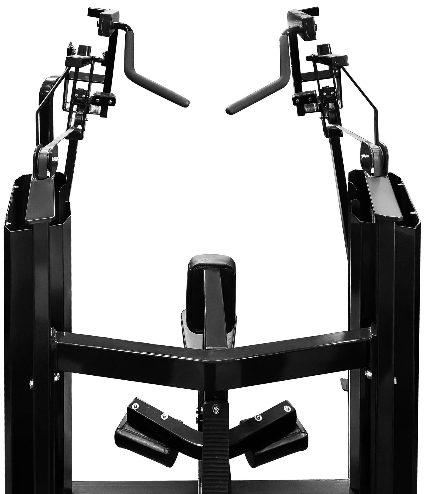 French Fitness FFB Black Dual Stack Front Lat Pulldown (New)