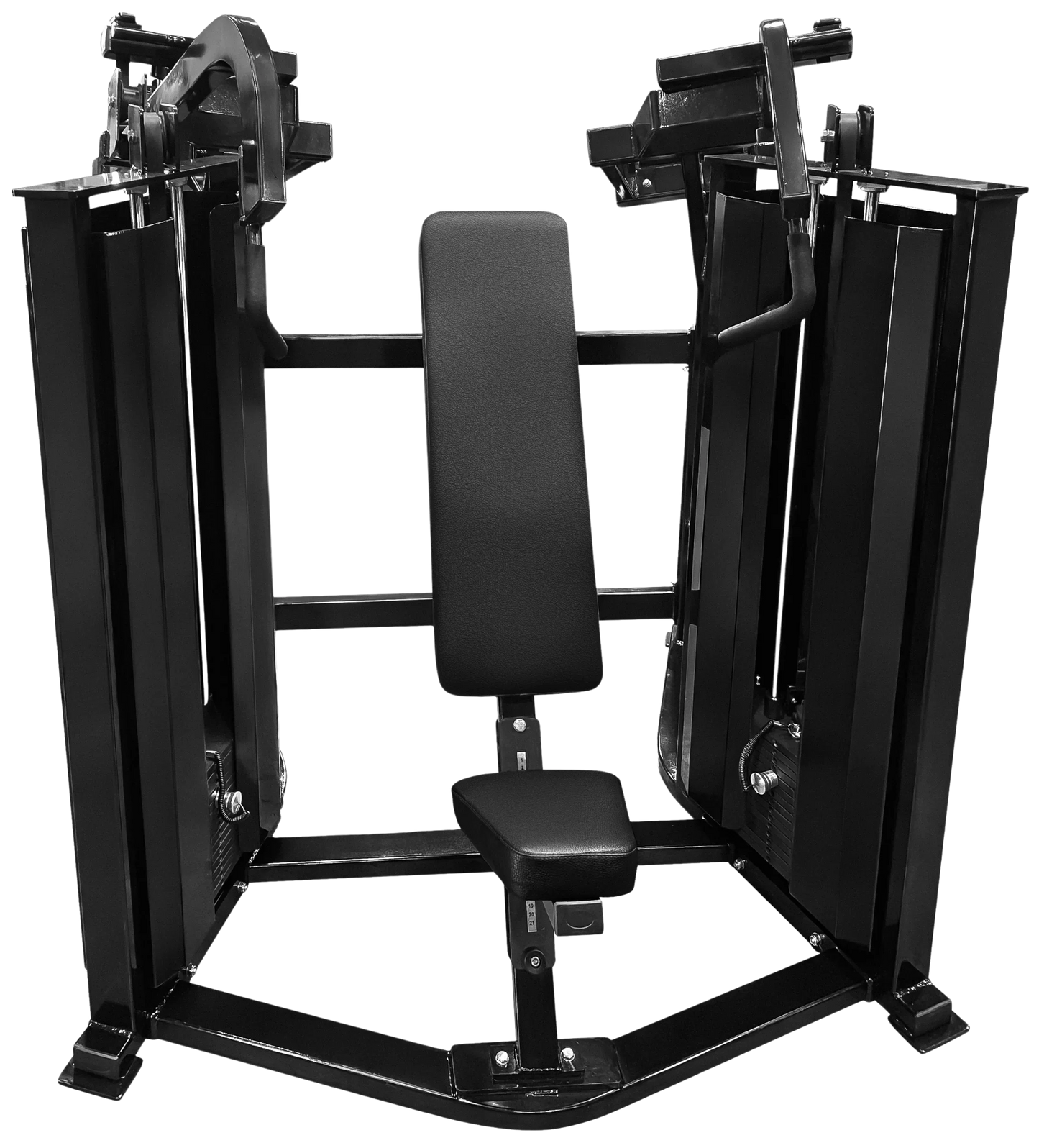French Fitness FFB Black Dual Stack Shoulder Press (New)