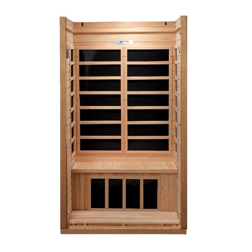 Golden Designs GDI-6106-01 Elite Barcelona Select Elite 1-2 Person Near Zero Far Infrared Sauna (New)