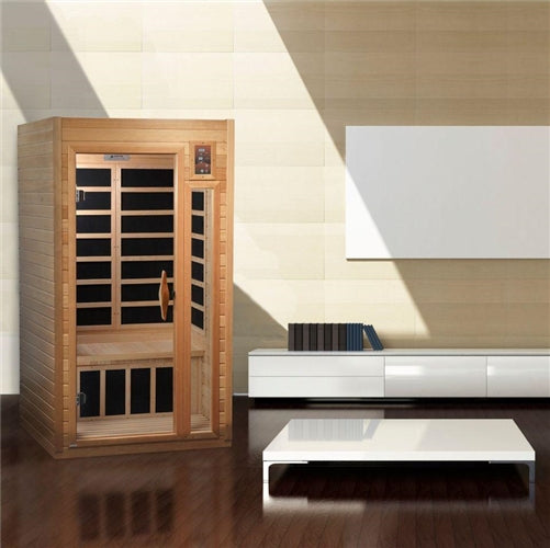 Golden Designs GDI-6106-01 Elite Barcelona Select Elite 1-2 Person Near Zero Far Infrared Sauna (New)
