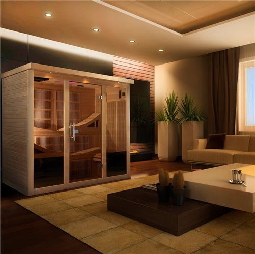 GoldenDesigns GDI-6996-01 Near Zero EMF Far IR Sauna (New)