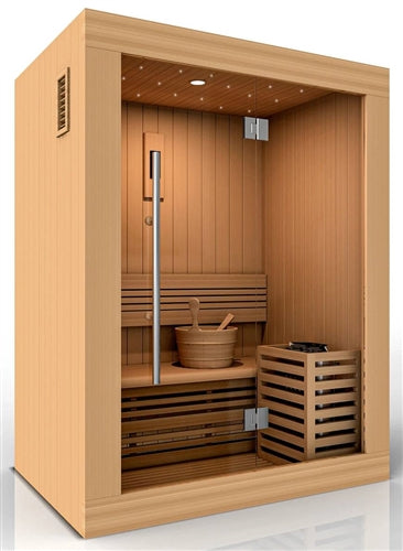 Golden Designs GDI-7289-01 "Sundsvall Edition" Traditional Steam Sauna - Canadian Red Cedar (New)