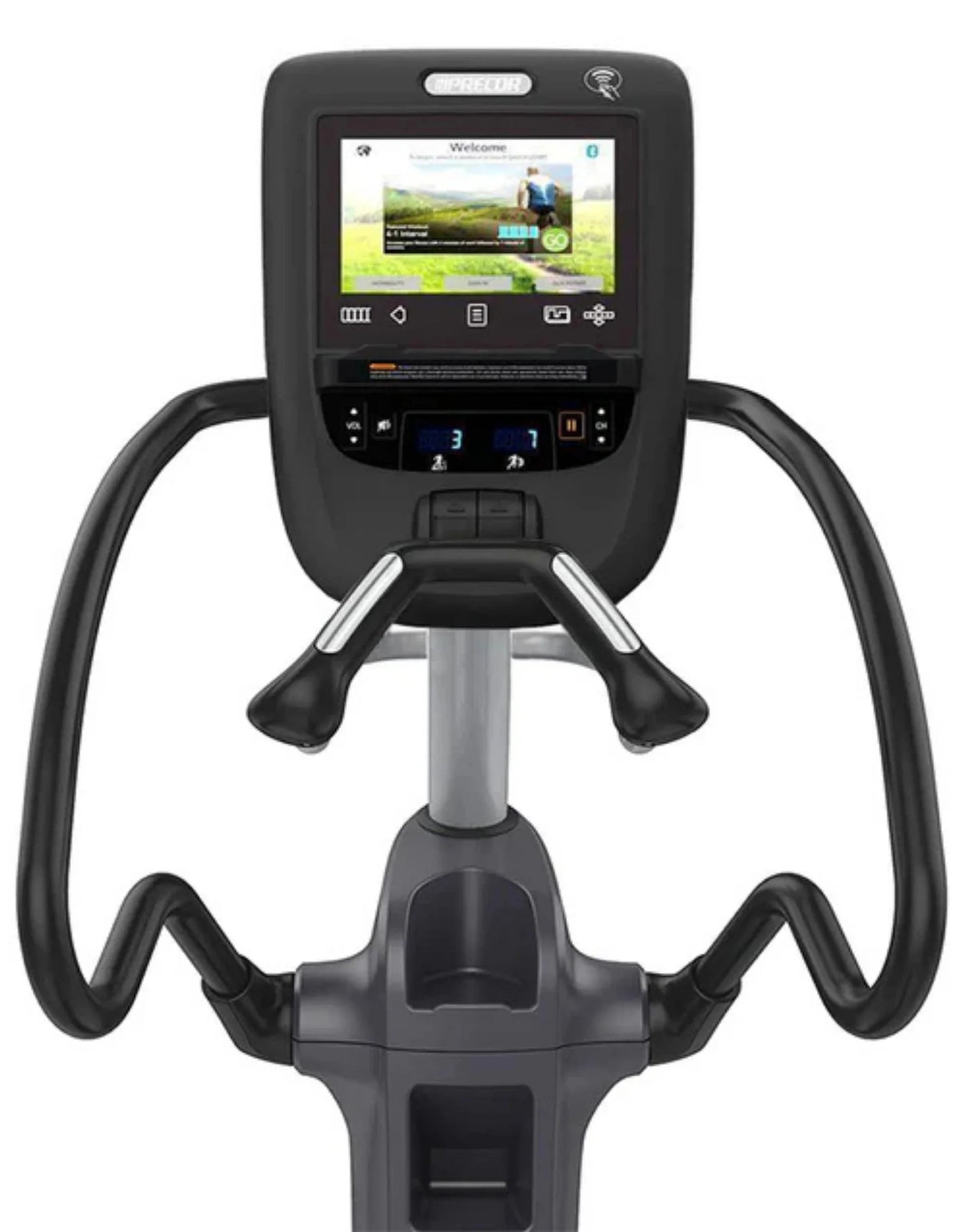 Precor EFX 863 Elliptical w/Converging Crossramp + p62 Console (Remanufactured)