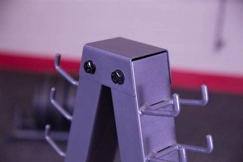 Body-Solid GDR24-VPACK 12 Pairs Vinyl Dumbbells 1-15 lbs w/Rack (New)
