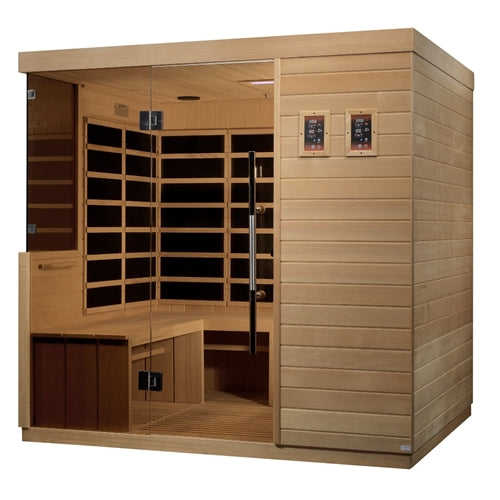 GoldenDesigns DYN-5860-01 La Sagrada 6 Person Ultra Low EMF FAR Infrared Sauna (New)