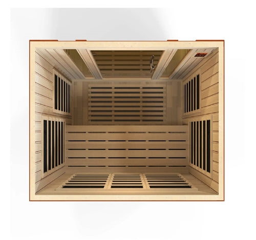 GoldenDesigns DYN-6306-01 Dynamic "Bellagio" Low EMF Far Infrared Sauna (New)
