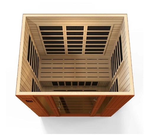 GoldenDesigns DYN-6306-01 Dynamic "Bellagio" Low EMF Far Infrared Sauna (New)