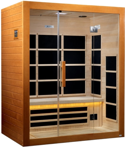 GoldenDesigns DYN-6308-01 Marseille Ultra Low EMF FAR Infrared Sauna (New)