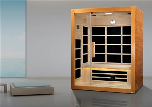 GoldenDesigns DYN-6308-01 Marseille Ultra Low EMF FAR Infrared Sauna (New)