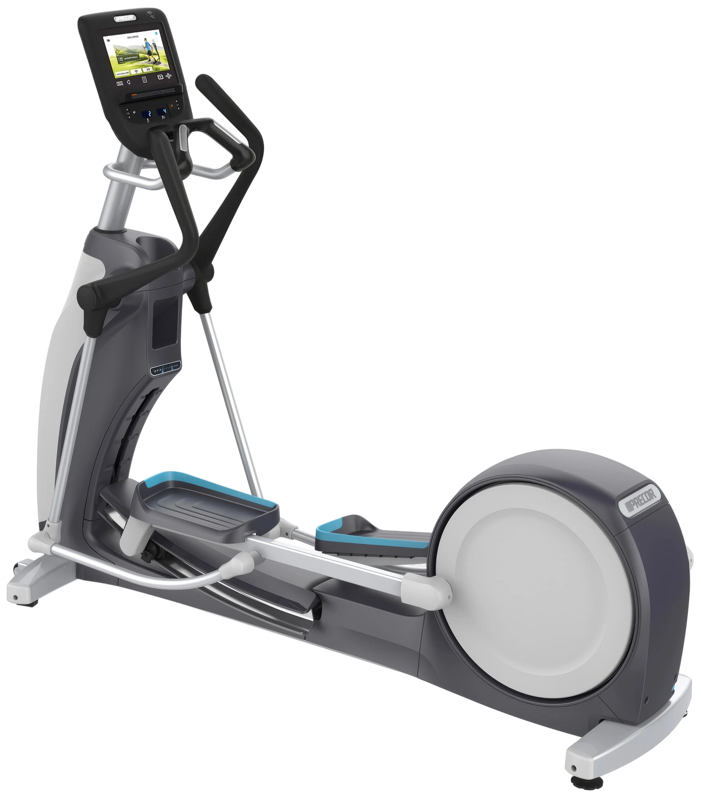 Precor EFX 865 Elliptical w/Converging Crossramp + p62 Console (Remanufactured)