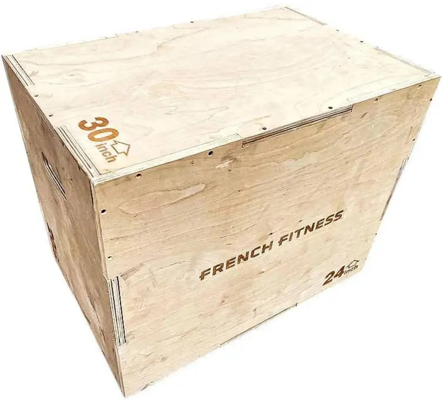 French Fitness 20-24-30 3-In-1 Wooden Plyo Box (New)