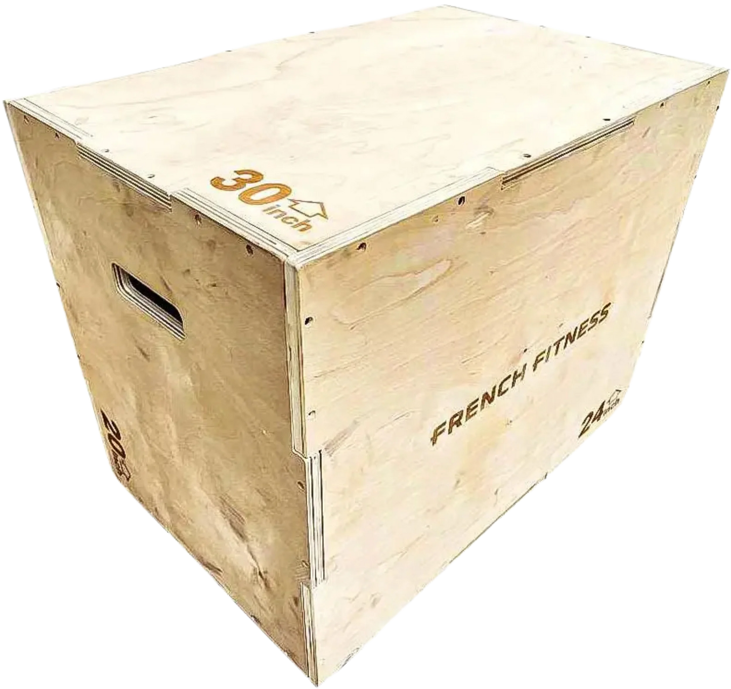 French Fitness 20-24-30 3-In-1 Wooden Plyo Box (New)