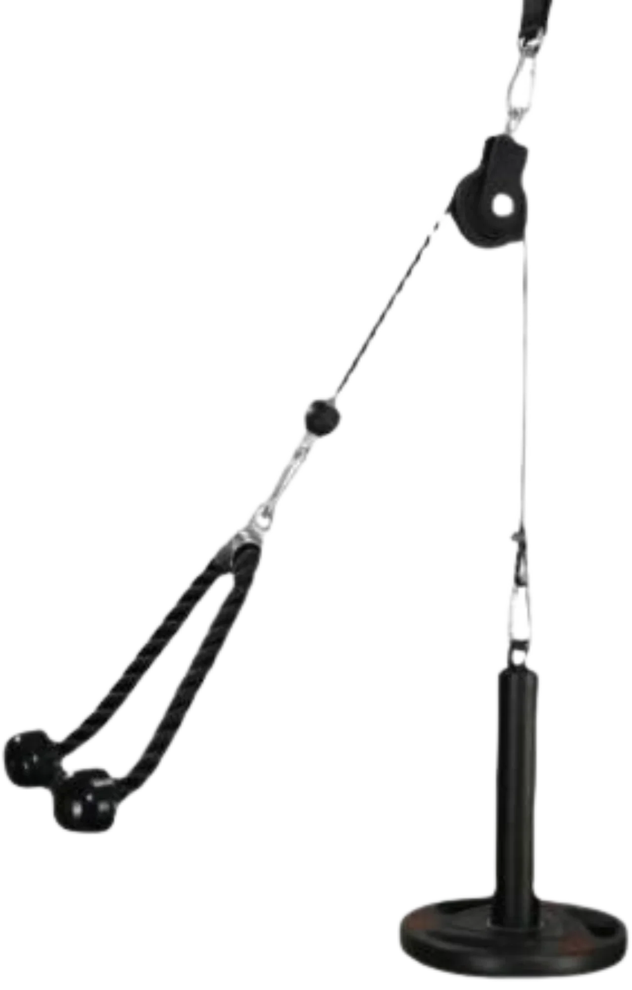 French Fitness Plate Loaded Pulldown Portable Cable Trainer Slinger (New)