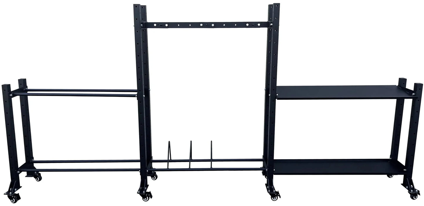 French Fitness 3 section Multi Tier Storage Rack System (New)