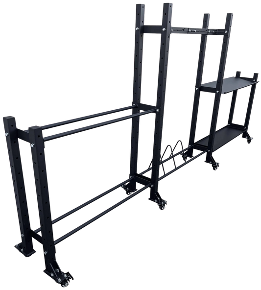 French Fitness 3 section Multi Tier Storage Rack System (New)