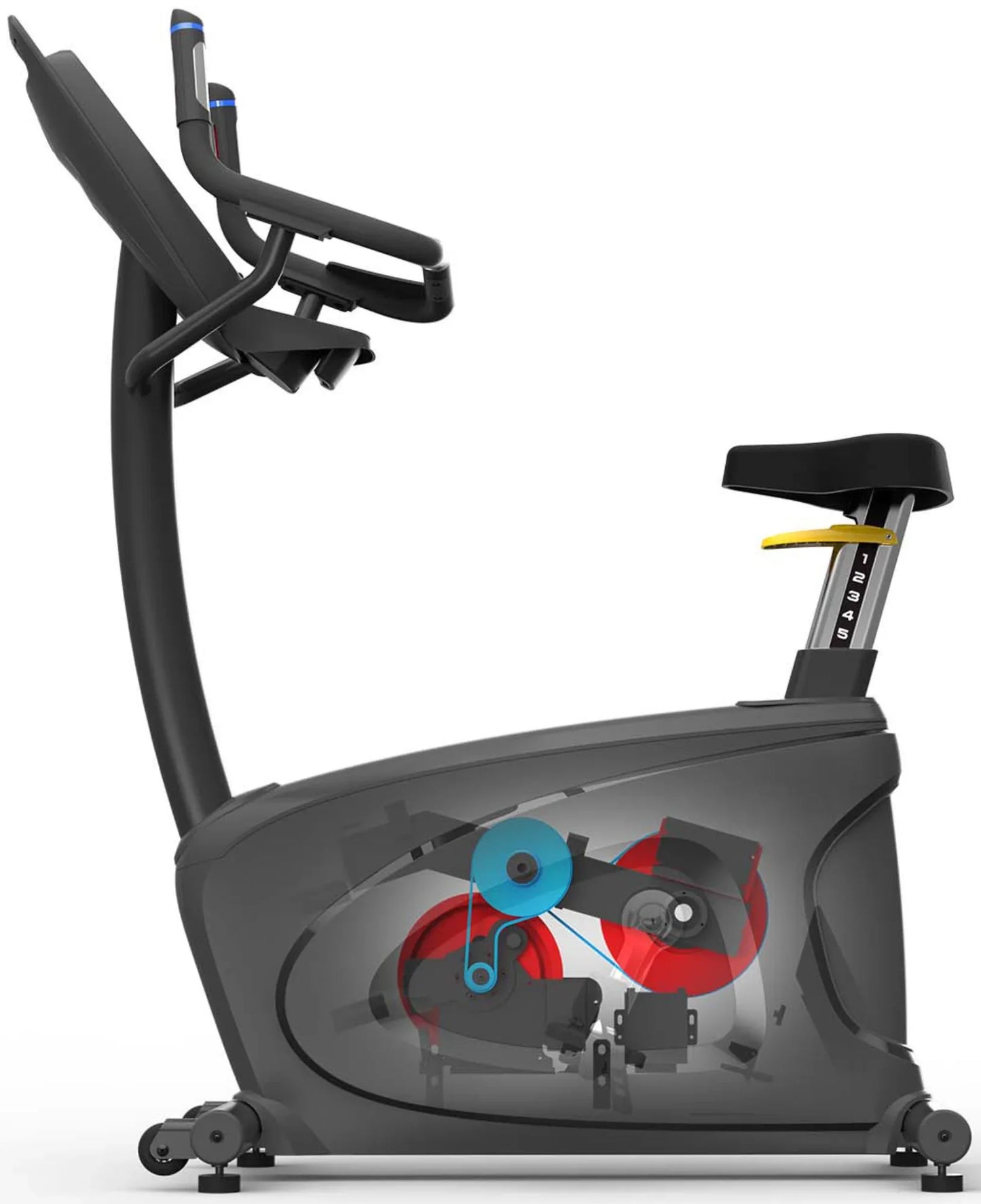 French Fitness UB400 Commercial Upright Bike w/LED Console (New)