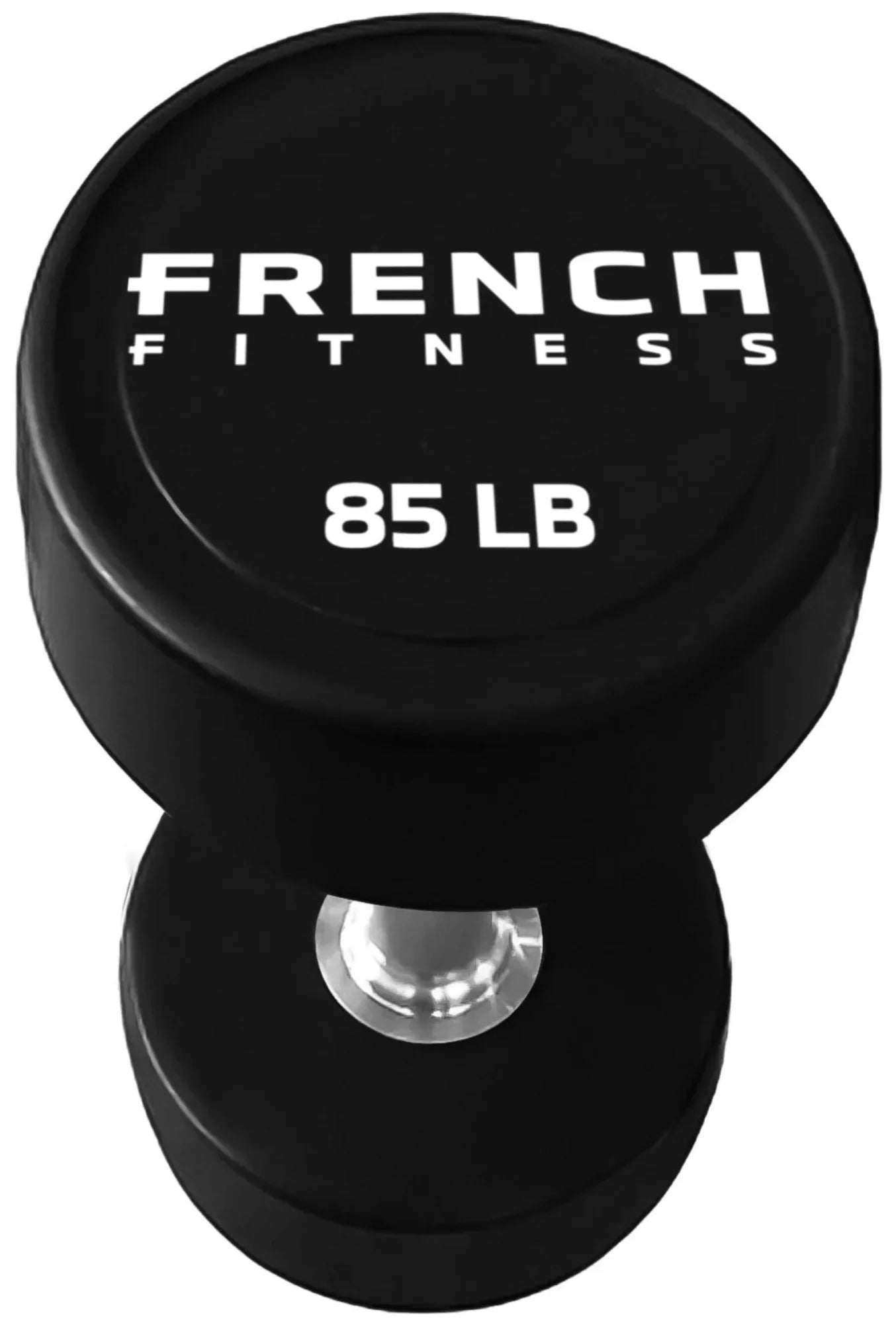 French Fitness Urethane Round Pro Style Dumbbell V2 85 lbs - Single (New)