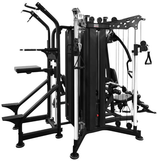 French Fitness X20 4 Station Functional Trainer & Home Gym System (New)