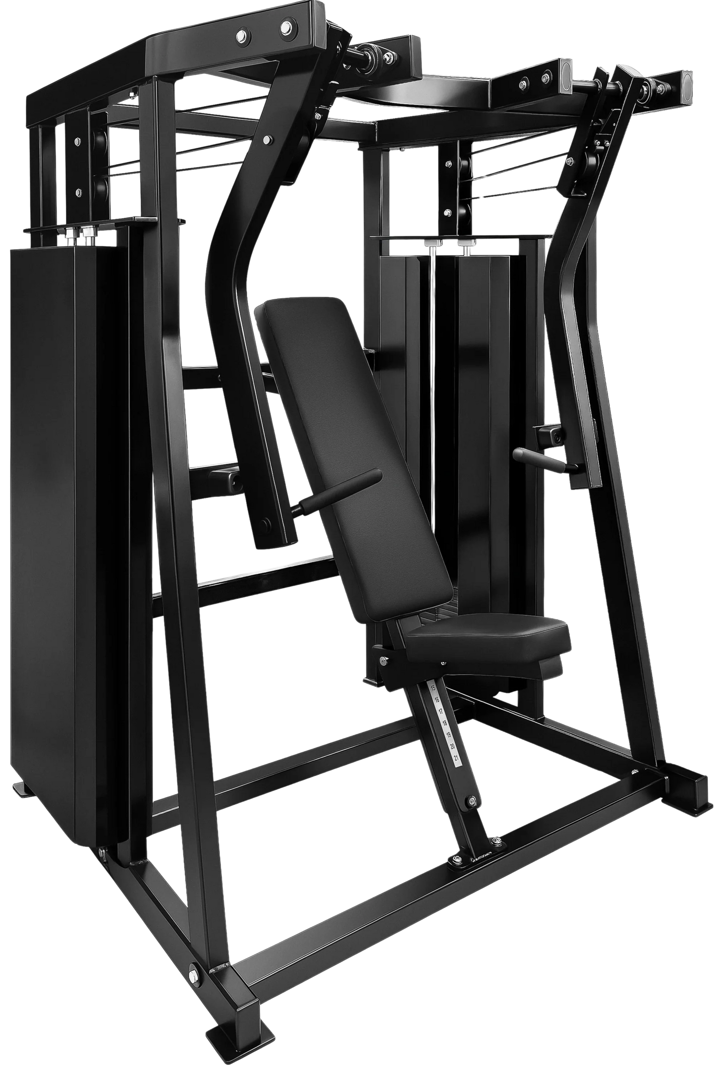 French Fitness FFB Black Dual Stack Chest Press (New)