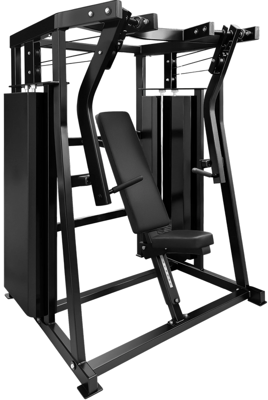 French Fitness FFB Black Dual Stack Chest Press (New)