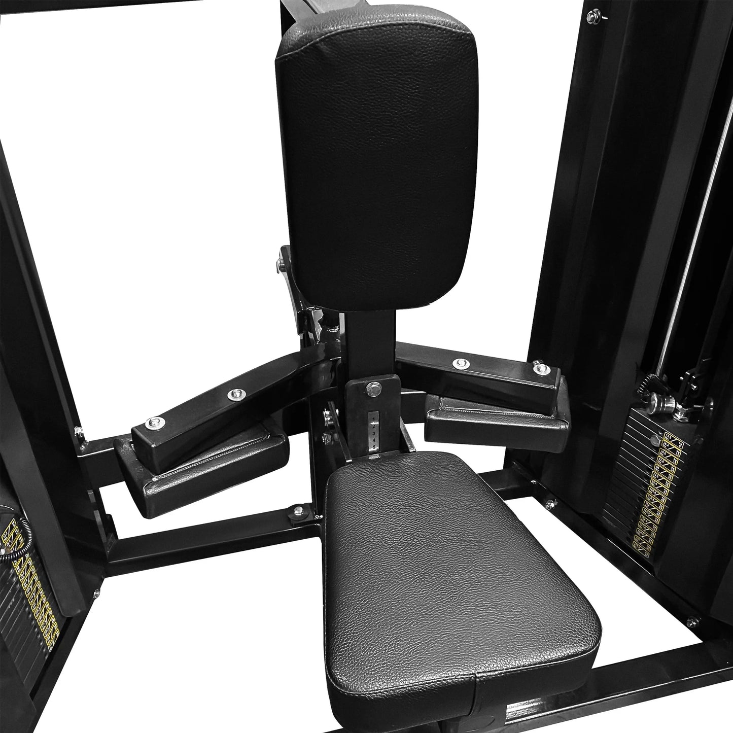 French Fitness FFB Black Dual Stack Front Lat Pulldown (New)