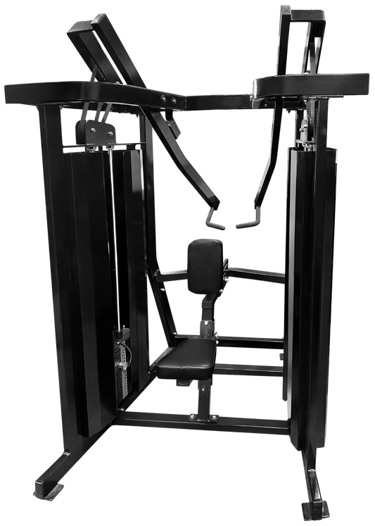 French Fitness FFB Black Dual Stack Low Row (New)