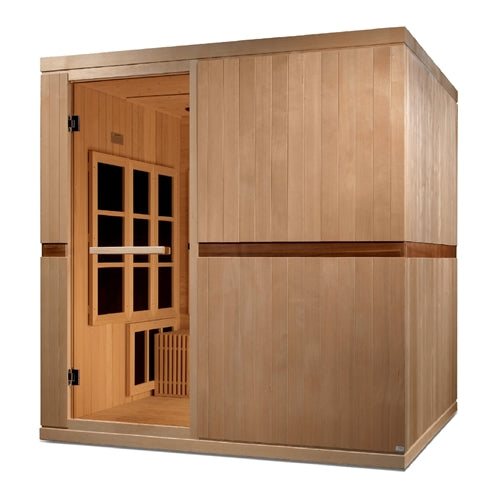 GoldenDesigns GDI-6880-01 Elite Catalonia 8 Person Ultra Low EMF FAR Infrared Sauna (New)