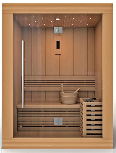 Golden Designs GDI-7289-01 "Sundsvall Edition" Traditional Steam Sauna - Canadian Red Cedar (New)