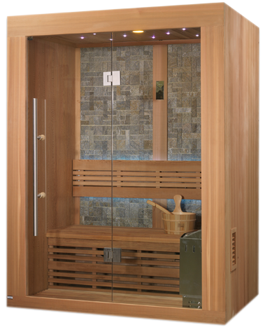 GoldenDesigns GDI-7289-01L Vasteras Luxury Ed. Red Cedar Sauna (New)