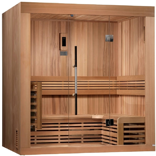 Golden Designs GDI-7389-01 Canadian Red Cedar "Copenhagen Edition" 3 Person Traditional Steam Sauna (New)