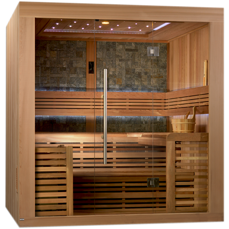 GoldenDesigns GDI-7689-01L Bergen Luxury Ed. Red Cedar Sauna (New)