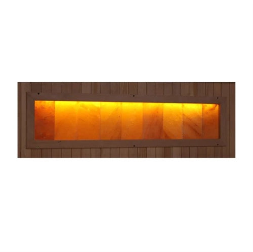 Golden Designs GDI-8010-02 1-2-Person Full Spectrum PureTech Near Zero EMF FAR Infrared Sauna with Himalayan Salt Bar (New)