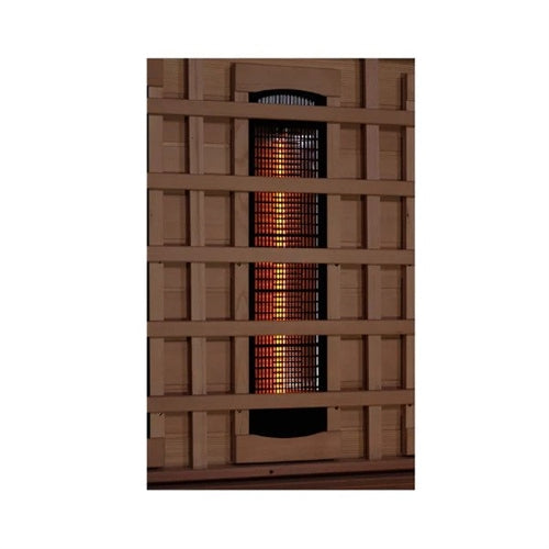 Golden Designs GDI-8010-02 1-2-Person Full Spectrum PureTech Near Zero EMF FAR Infrared Sauna with Himalayan Salt Bar (New)