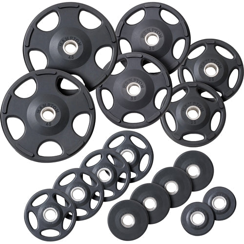 Hampton Olympic Grip Plate Set - Urethane Encased 275lbs (Used - "as is")