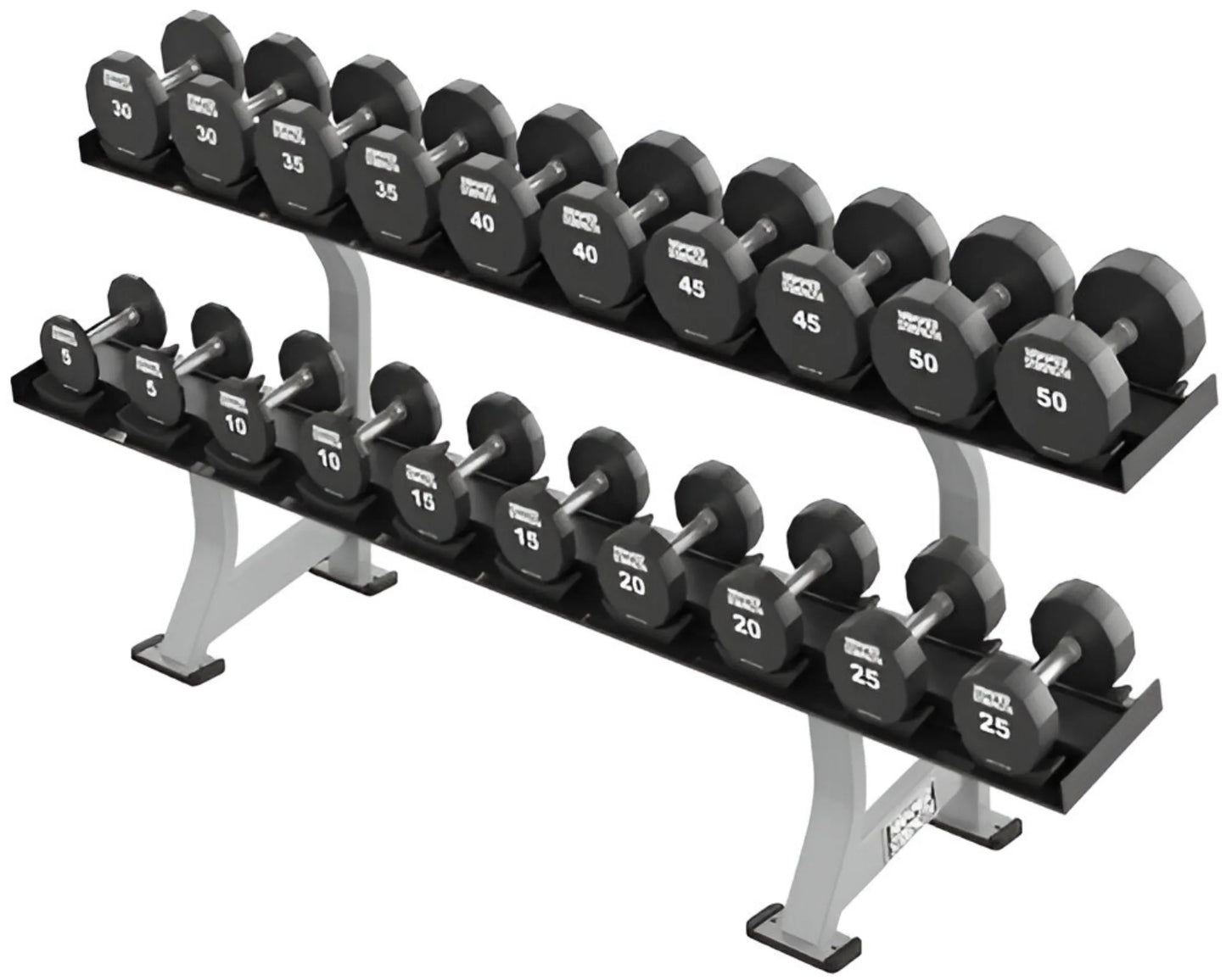 Hammer Strength 2 Tier Dumbbell Rack (Remanufactured)