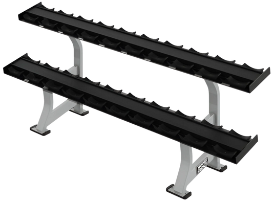 Hammer Strength 2 Tier Dumbbell Rack (Remanufactured)