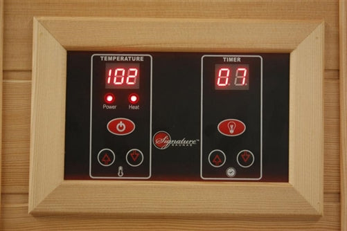 GoldenDesigns MX-K206-01-ZF CED Canadian Red Cedar Maxxus "Cholet Edition" 2 Person Near Zero EMF FAR Infrared Sauna (New)
