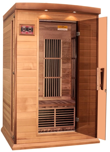 GoldenDesigns MX-K206-01 Red Cedar LEMF Maxxus Far IR Sauna (New)
