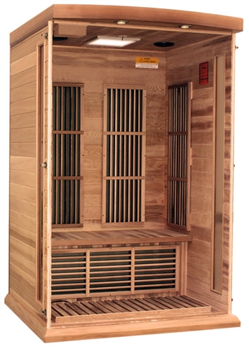 GoldenDesigns MX-K206-01 Red Cedar LEMF Maxxus Far IR Sauna (New)