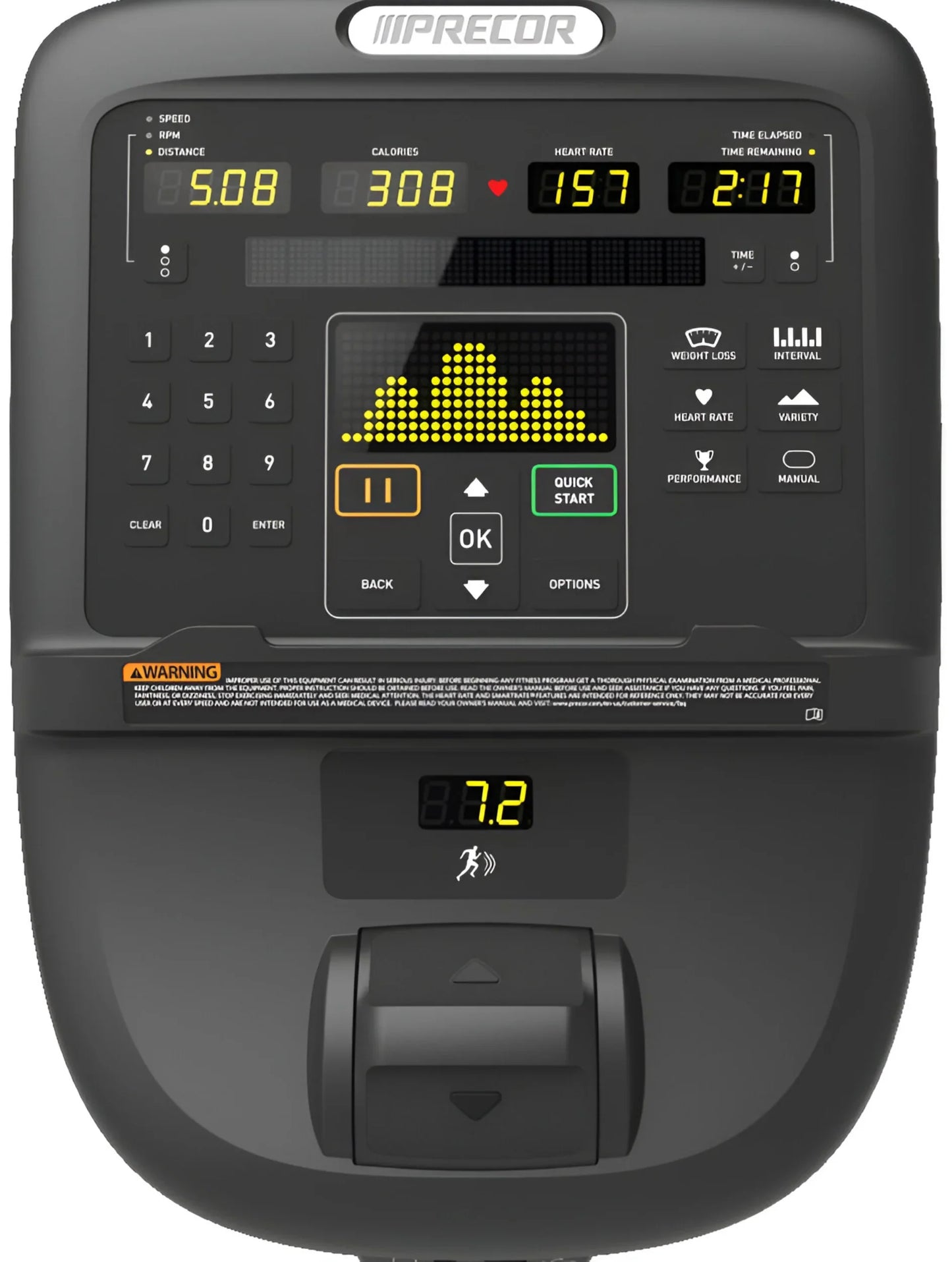 Precor TRM 835 Treadmill w/P31 Console (Remanufactured)
