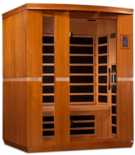 GoldenDesigns DYN-6336-01 Dynamic "Lugano" Low EMF Far Infrared Sauna (New)