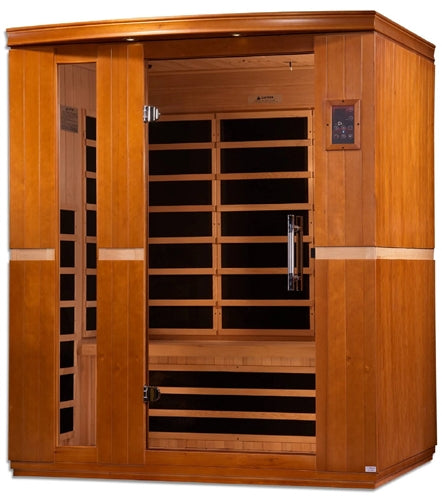 GoldenDesigns DYN-6336-01 Dynamic "Lugano" Low EMF Far Infrared Sauna (New)
